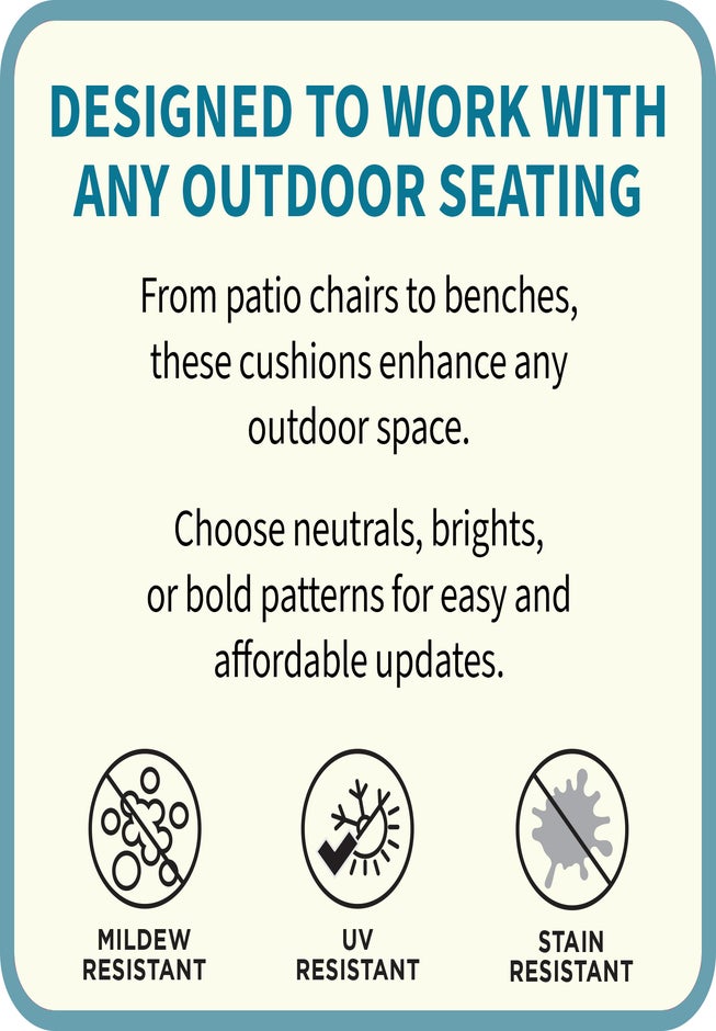 BH Outdoor Performance Bench Cushion image number 1