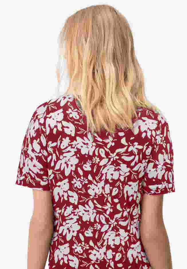 V-Neck Tunic With Front Inverted Pleat image number 1