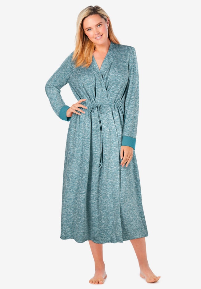 Marled Long Duster Robe  image number 0