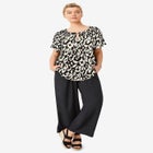 Keyhole Peasant Blouse image number null