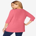 Stretch Knit Zip Tunic image number null