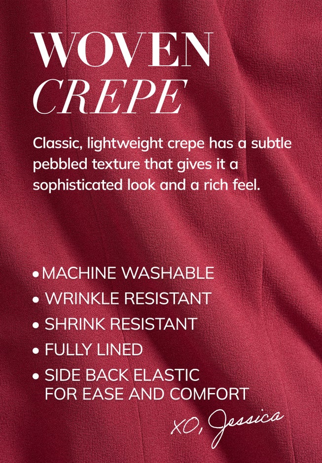 2-Piece Stretch Crepe Single-Breasted Pantsuit image number 3