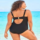 Mesh-Inset One Piece image number null