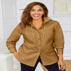 Stretch Poplin Shirt image number null