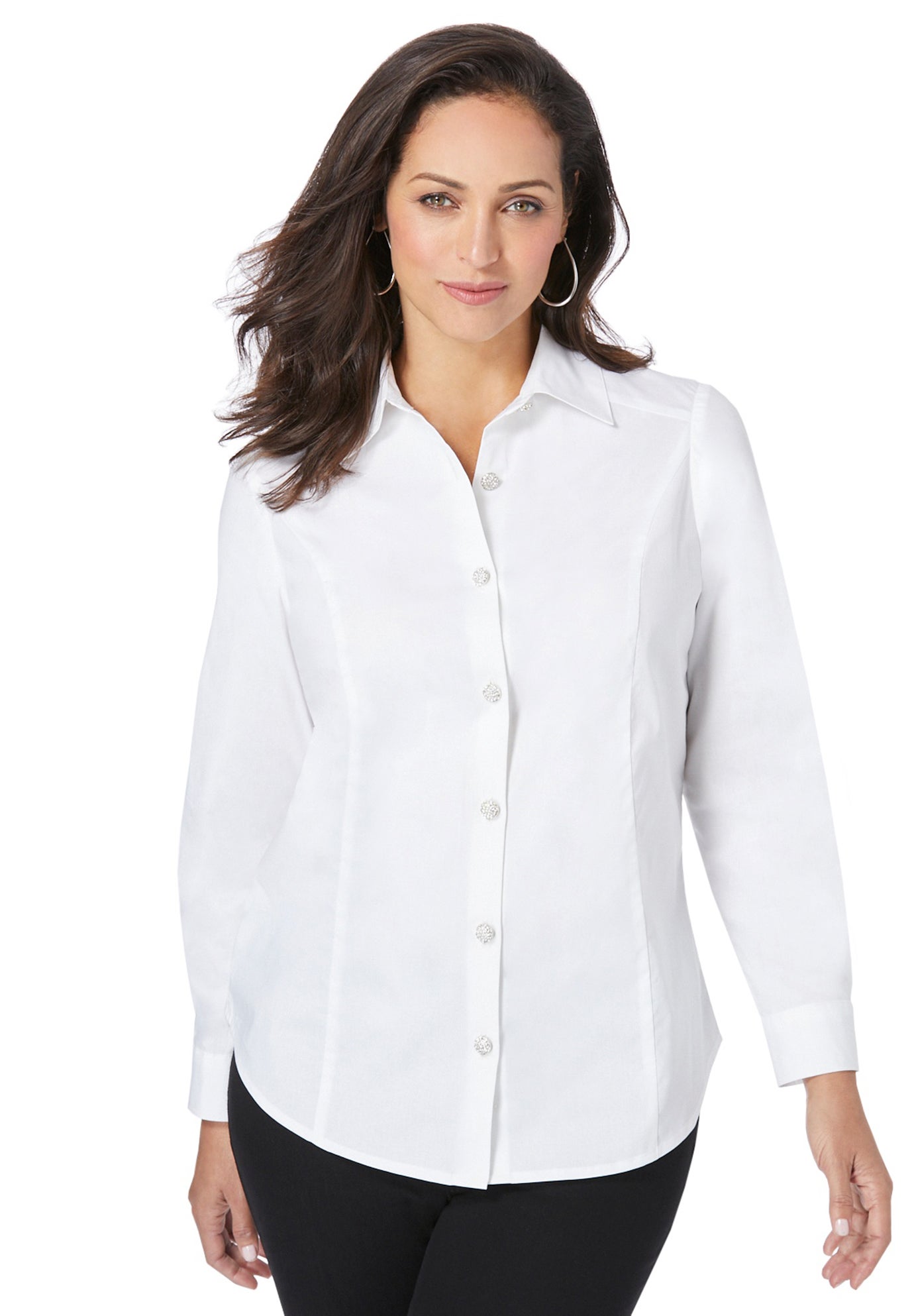 Stretch Poplin Shirt image number 0