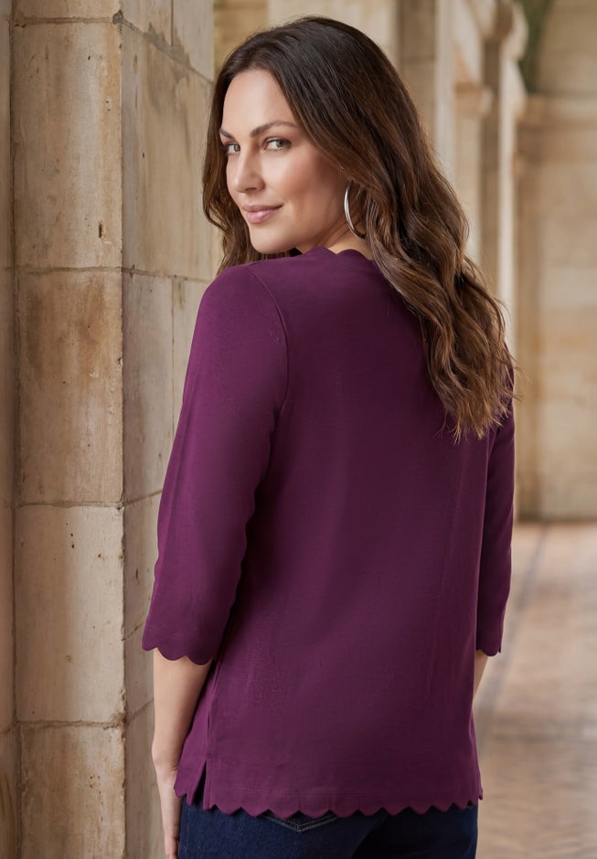 Scallop Boatneck Tunic image number 1