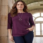 Scallop Boatneck Tunic image number 0