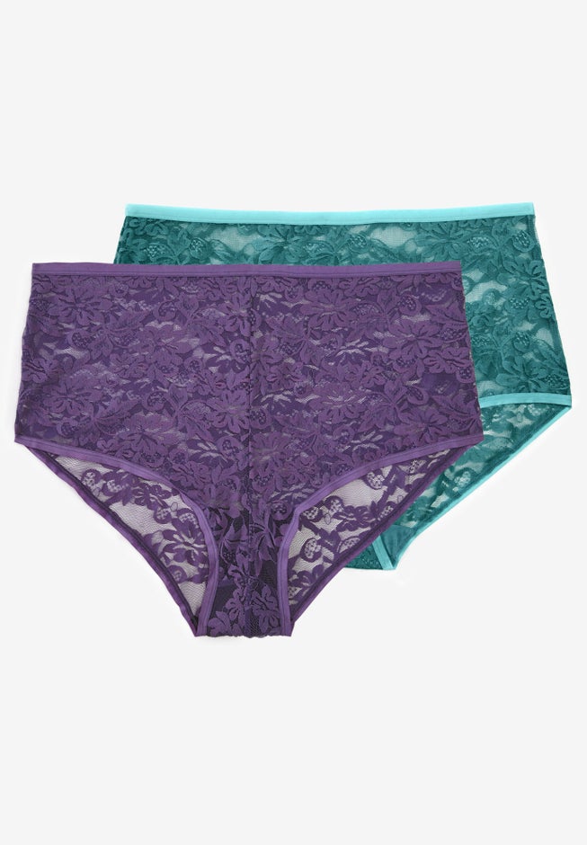 2-Pack Lace Hipster Panty image number null
