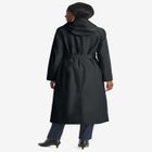 Double Breasted Long Trench Raincoat image number null
