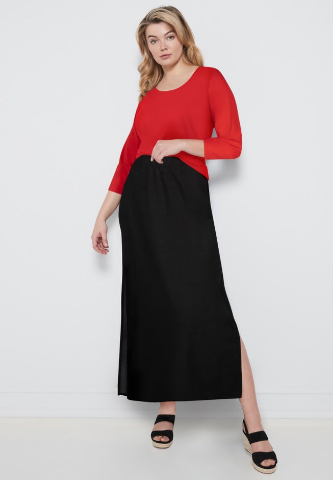 Knit Maxi Skirt image number 2
