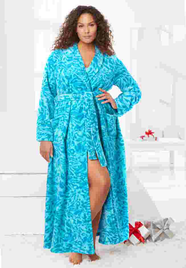 Plush Wrap Robe image number 3