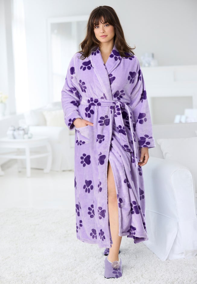 Plush Wrap Robe image number 7