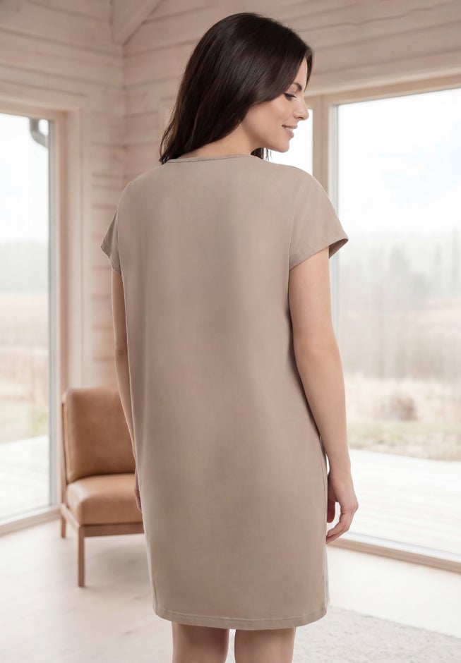 Cap Sleeve Sleep Shirt image number 1