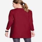 French Terry Love Tunic Sweatshirt image number null