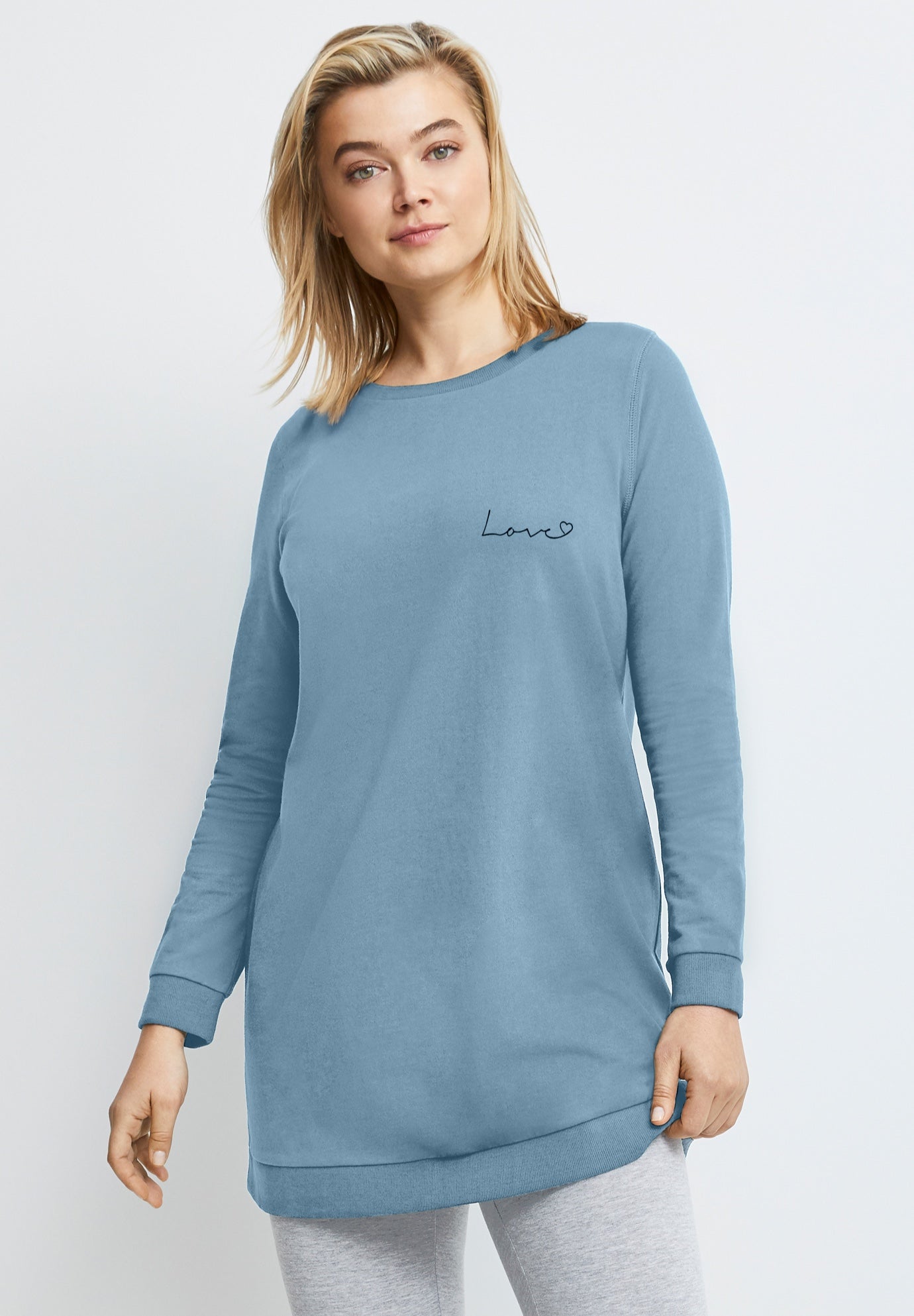 French Terry Love Tunic Sweatshirt image number 0