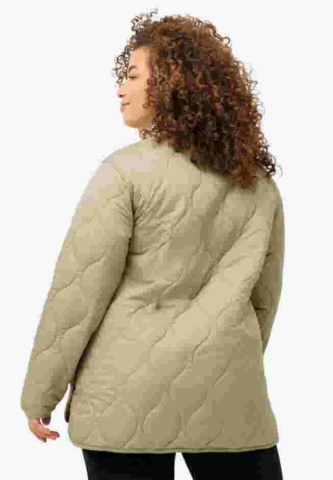 Quilted Snap Front Jacket image number 1