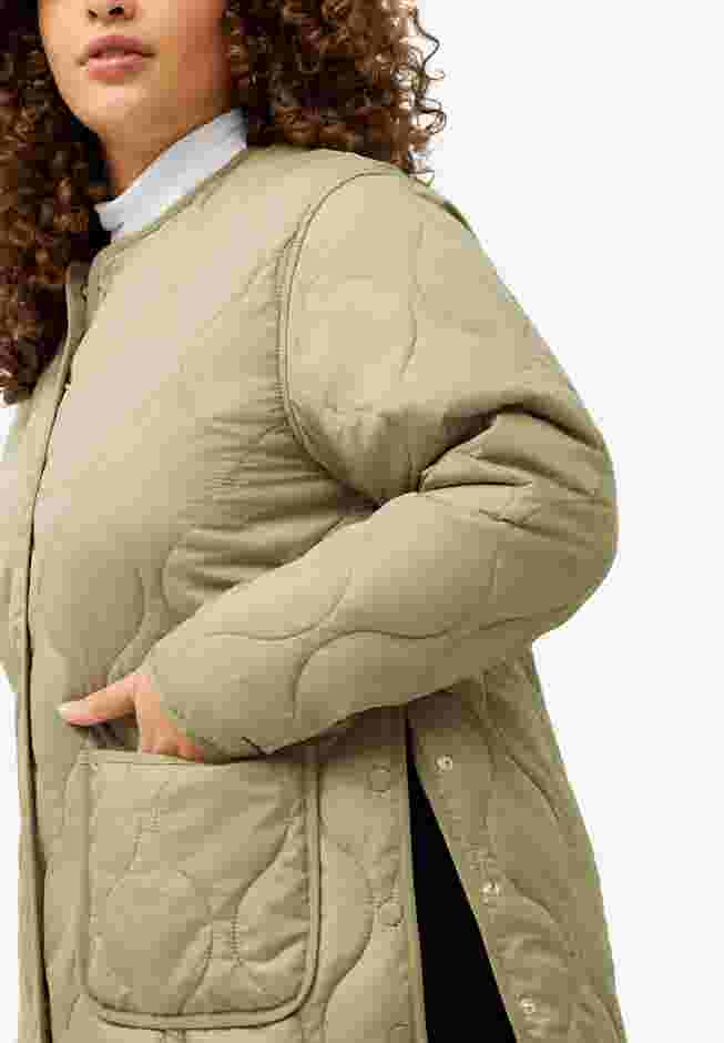 Quilted Snap Front Jacket image number 2