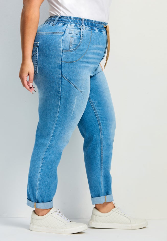 Taliah Denim Jogger image number 2