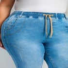 Taliah Denim Jogger image number 3