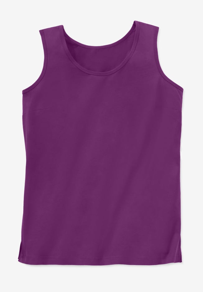 Perfect Printed Scoopneck Tank image number 5
