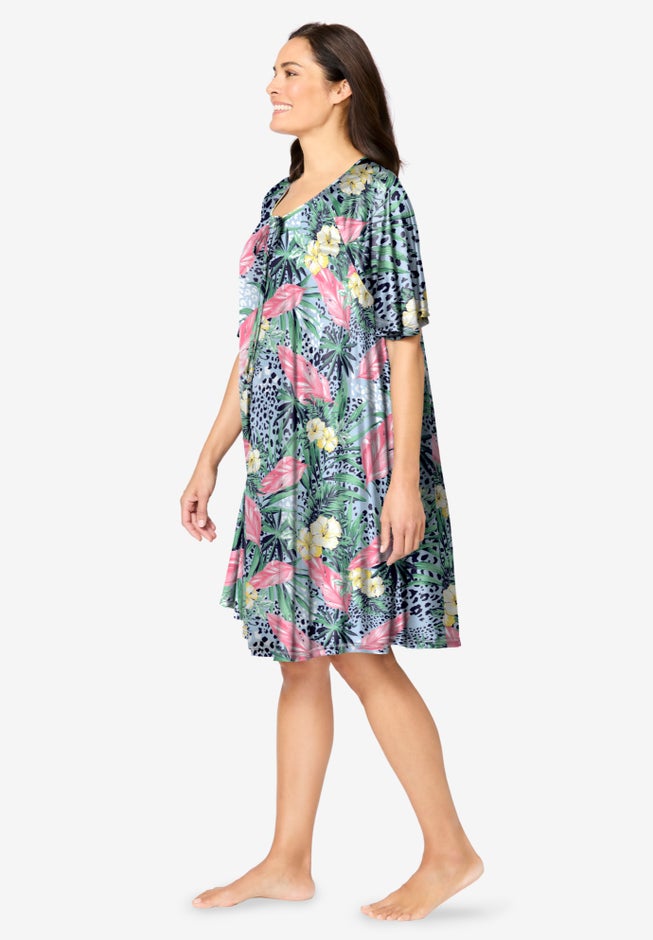 Short Sweeping Printed Lounger image number 2