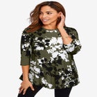 Stretch Knit Swing Tunic image number null