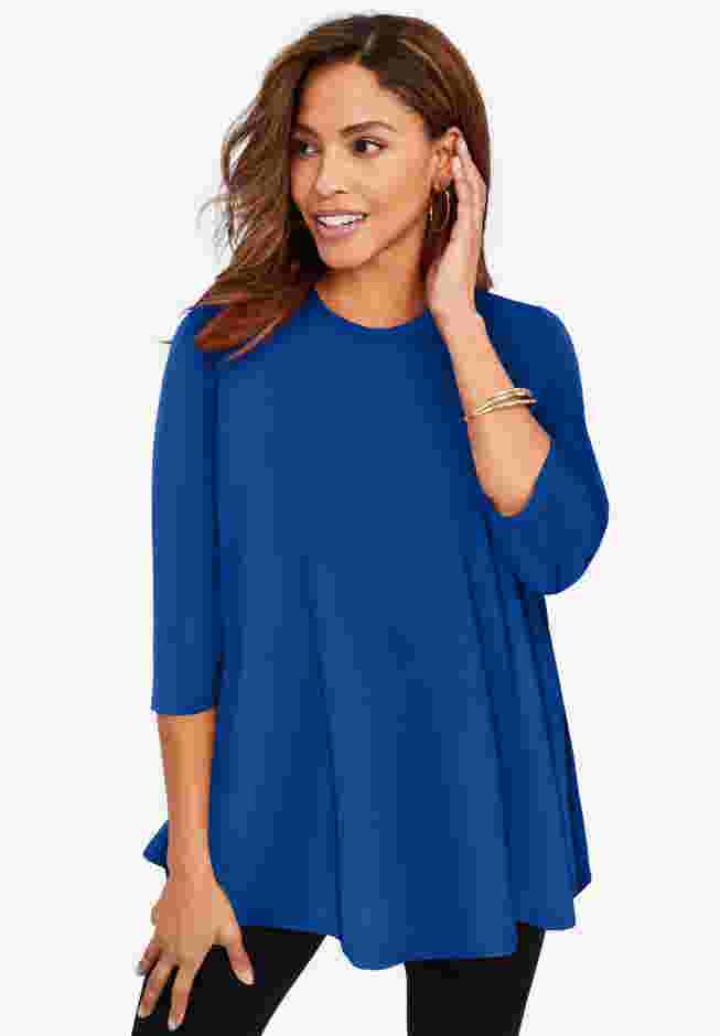 Stretch Knit Swing Tunic image number 0