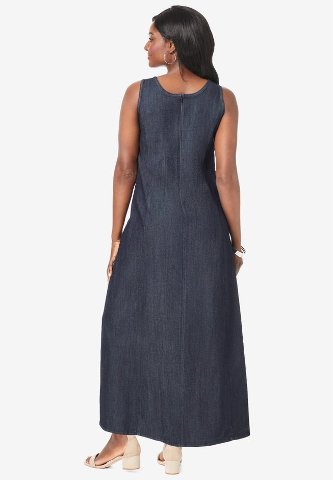 Denim Maxi Dress image number 1