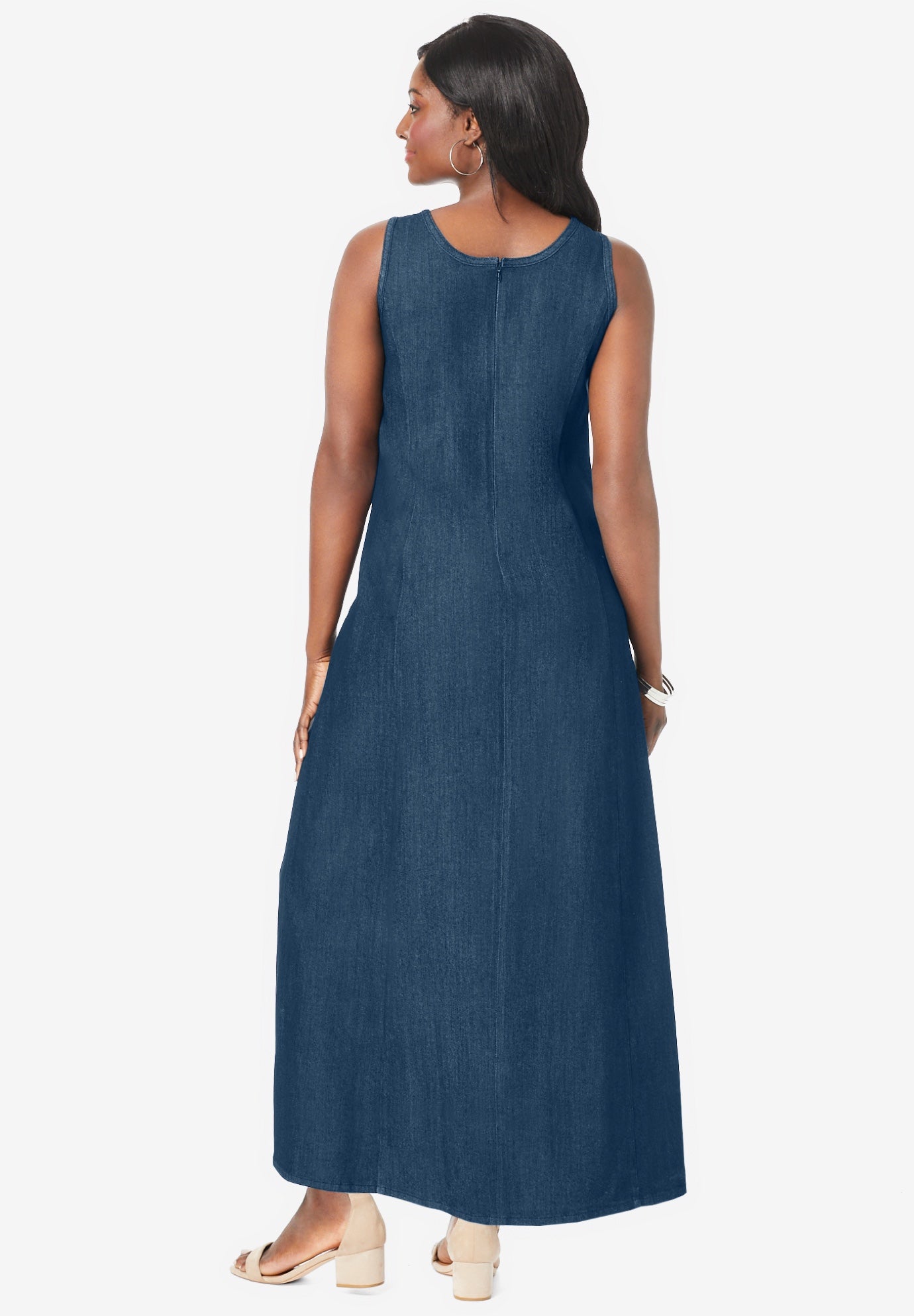 Denim Maxi Dress image number 1