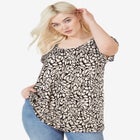 Shirred Scoop Neck Tunic image number null