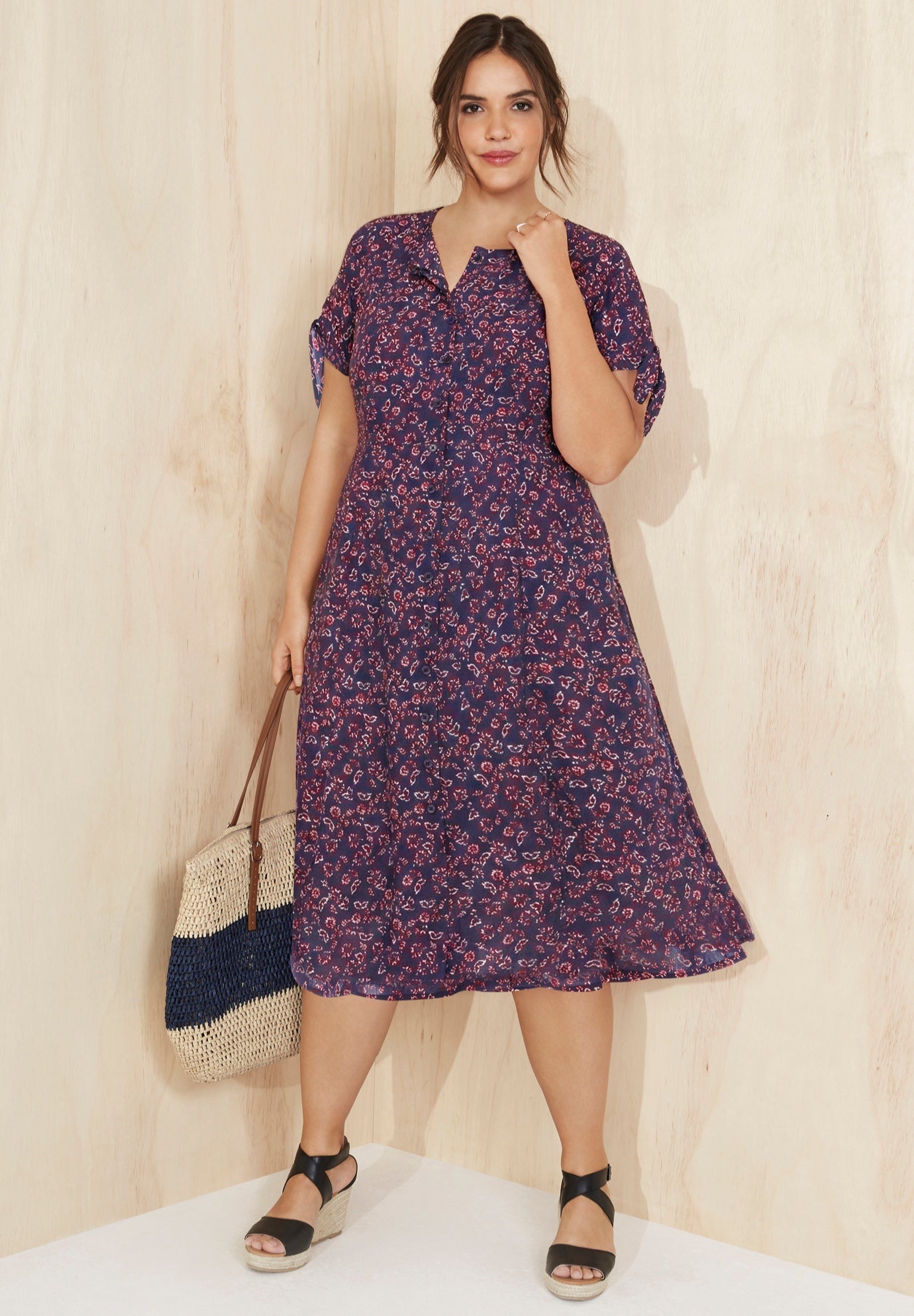 Tie-Sleeve Dress image number 0