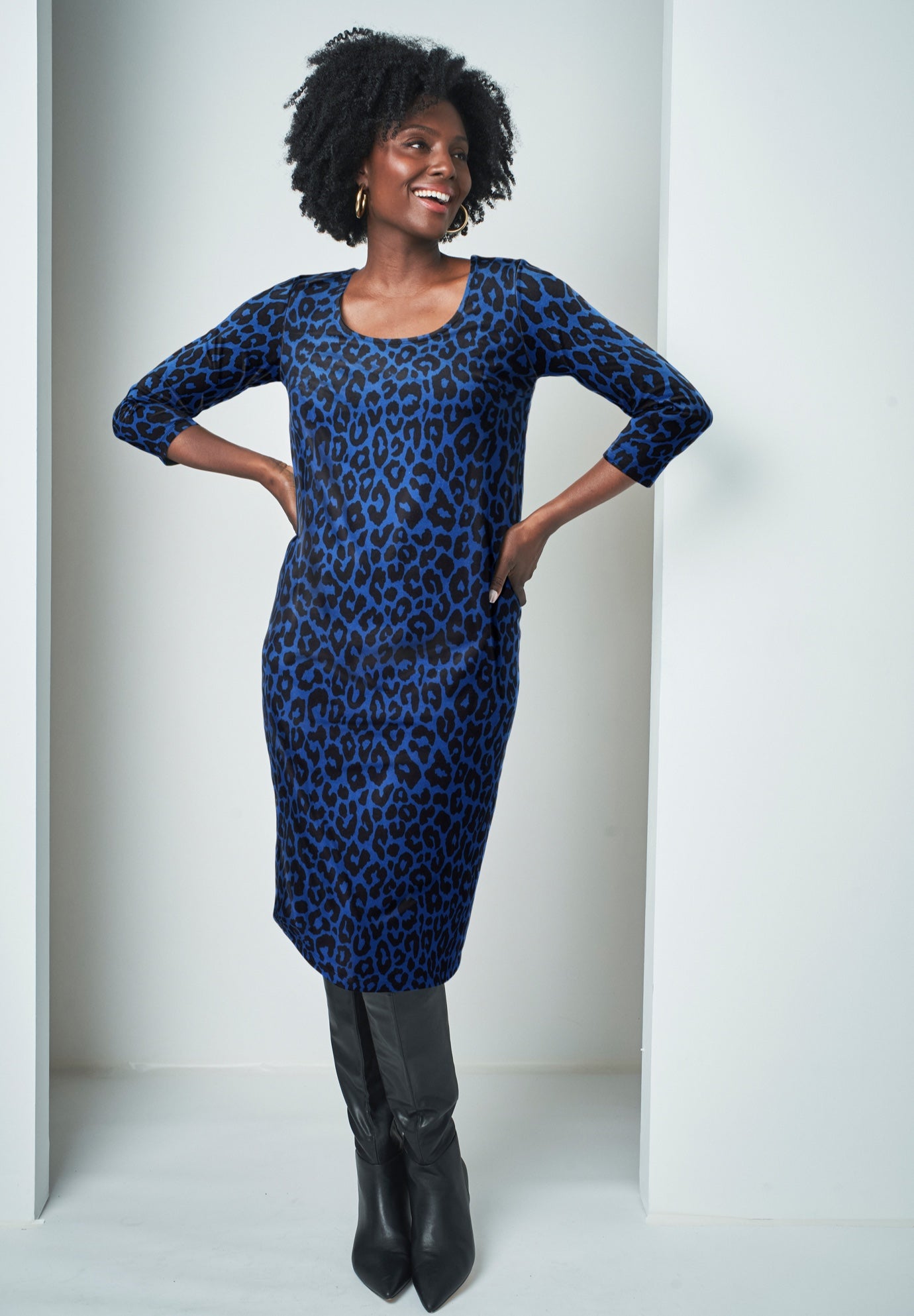 Stretch Cotton T-Shirt Dress image number 0