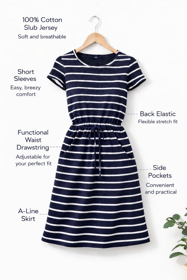 knit drawstring dress Brendie Knit Cotton Drawstring Maxi Dress S