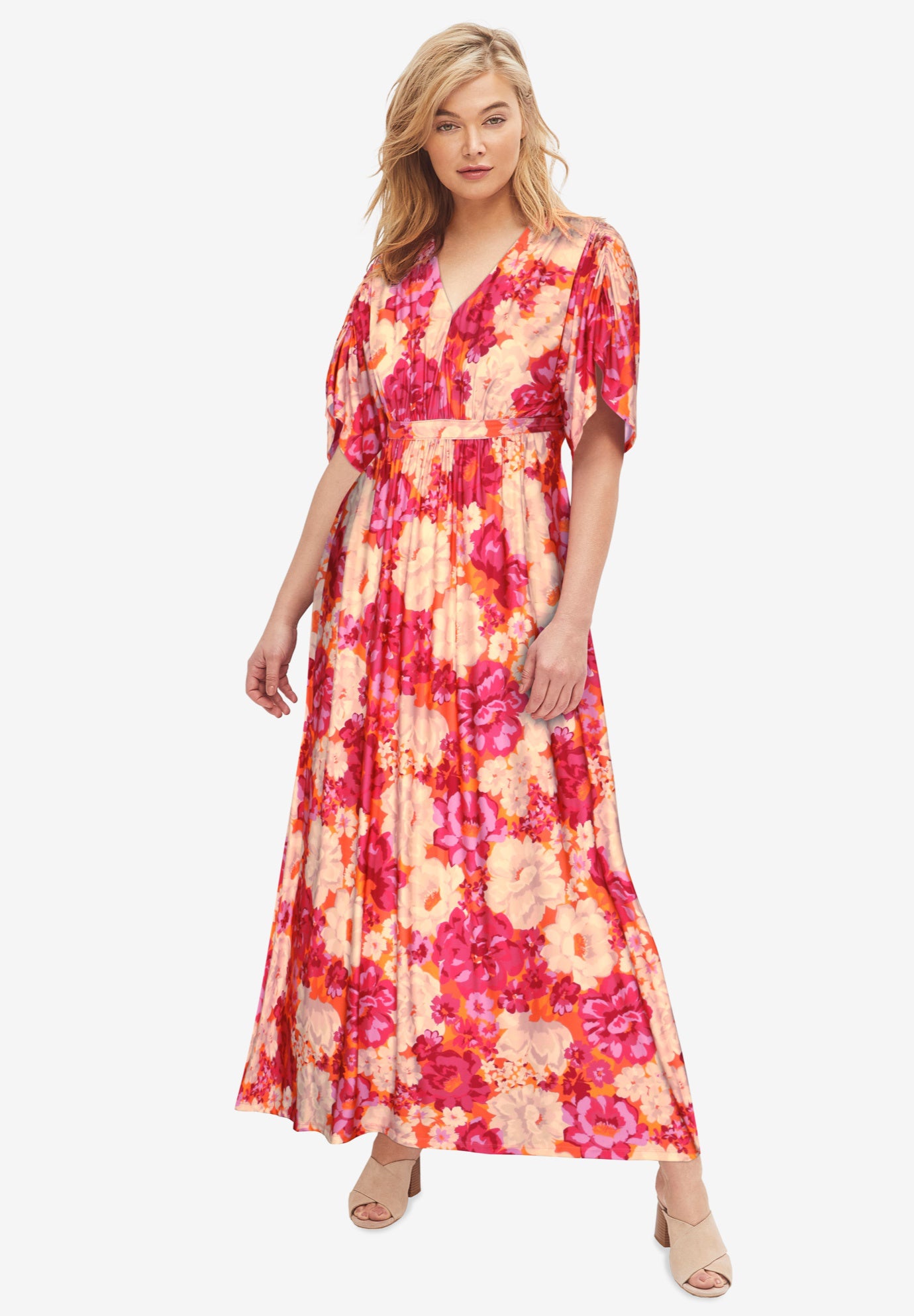 Knit Tie-Back Maxi image number 0