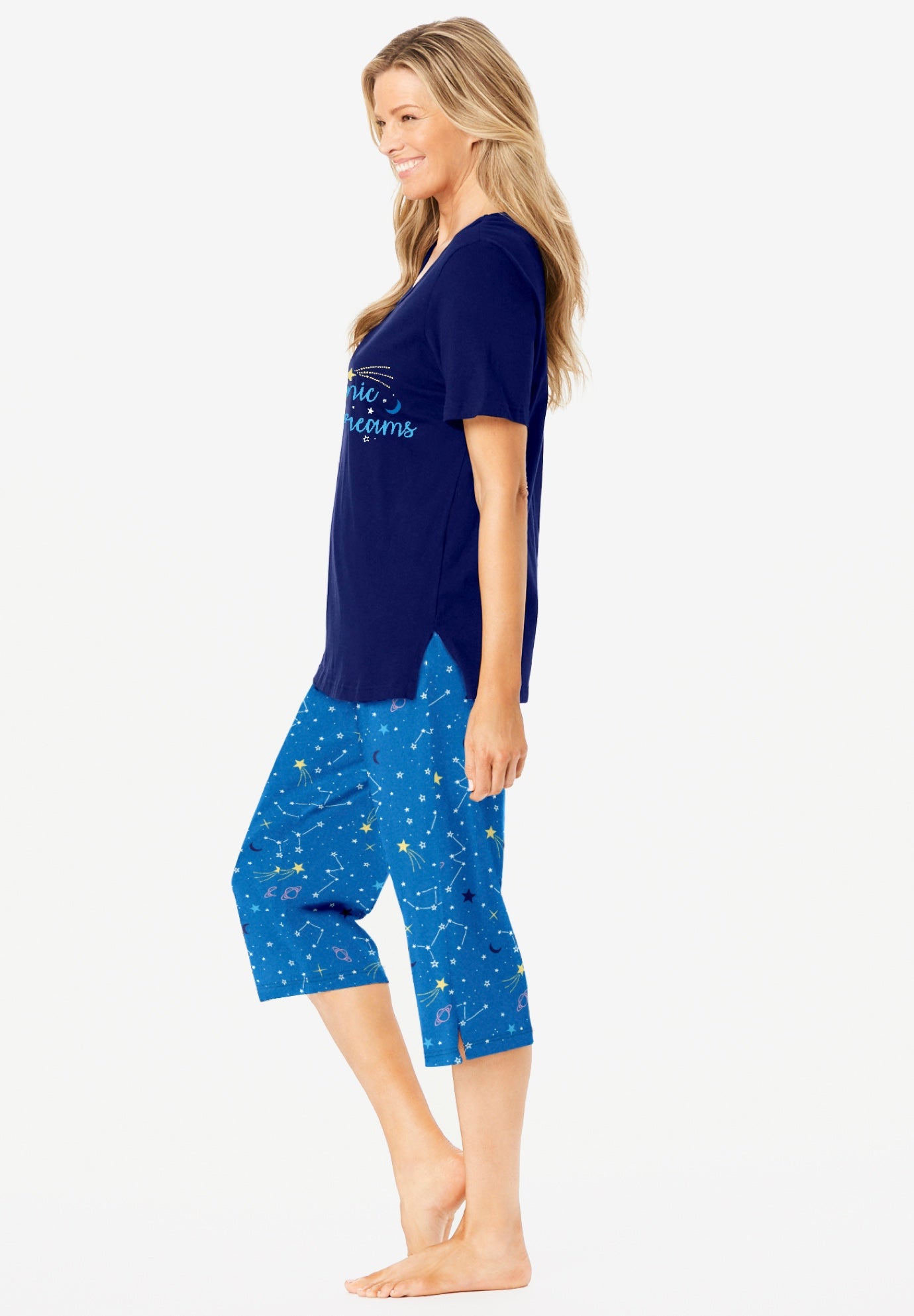 2-Piece Capri Cotton PJ Set image number 2