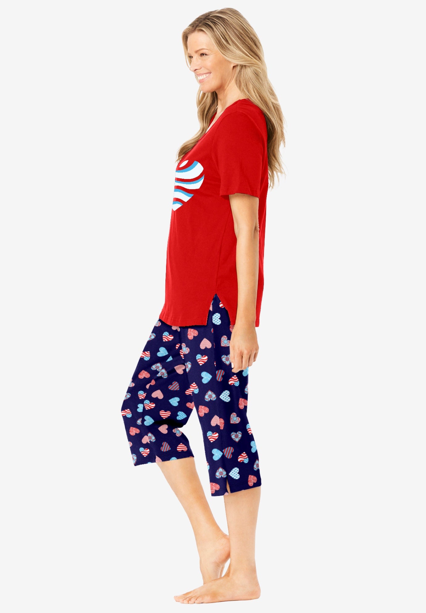 2-Piece Capri Cotton PJ Set image number 2