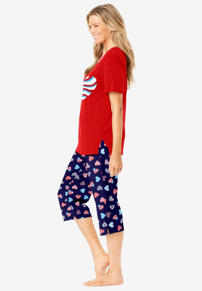 2-Piece Capri Cotton PJ Set image number 2