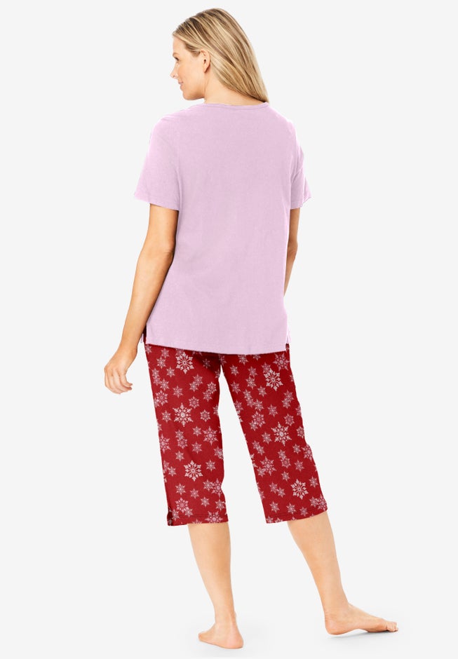 2-Piece Capri Cotton PJ Set image number 1