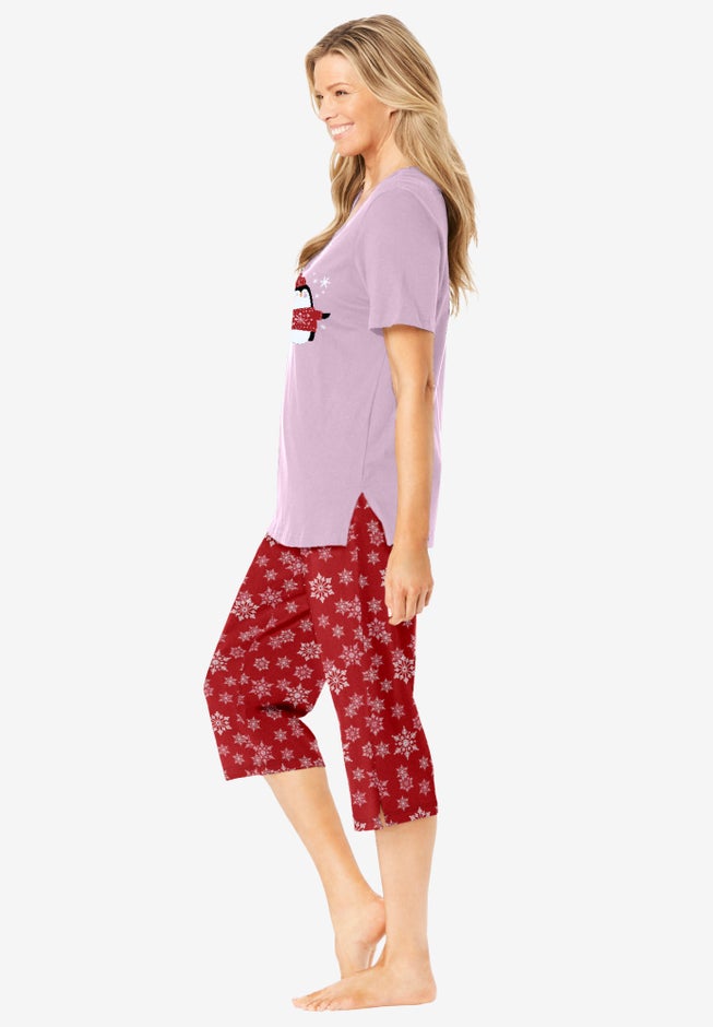 2-Piece Capri Cotton PJ Set image number 2