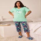 2-Piece Capri Cotton PJ Set image number null