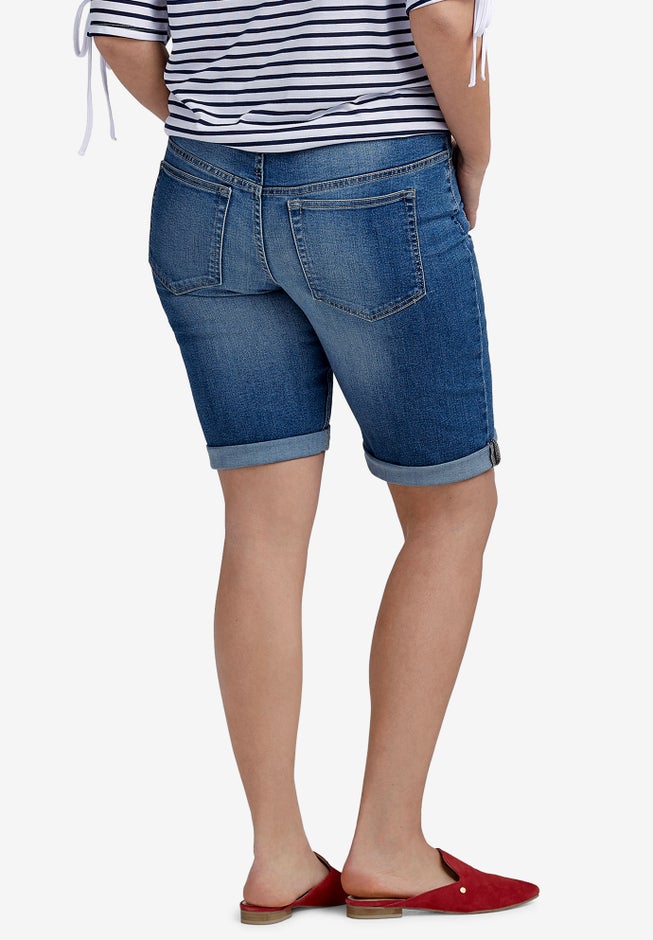 Denim Bermuda Shorts image number 1