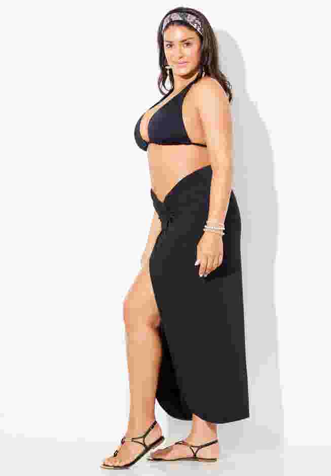 Pack & Go Wrinkle-Resistant Sarong Skirt Cover Up image number 2
