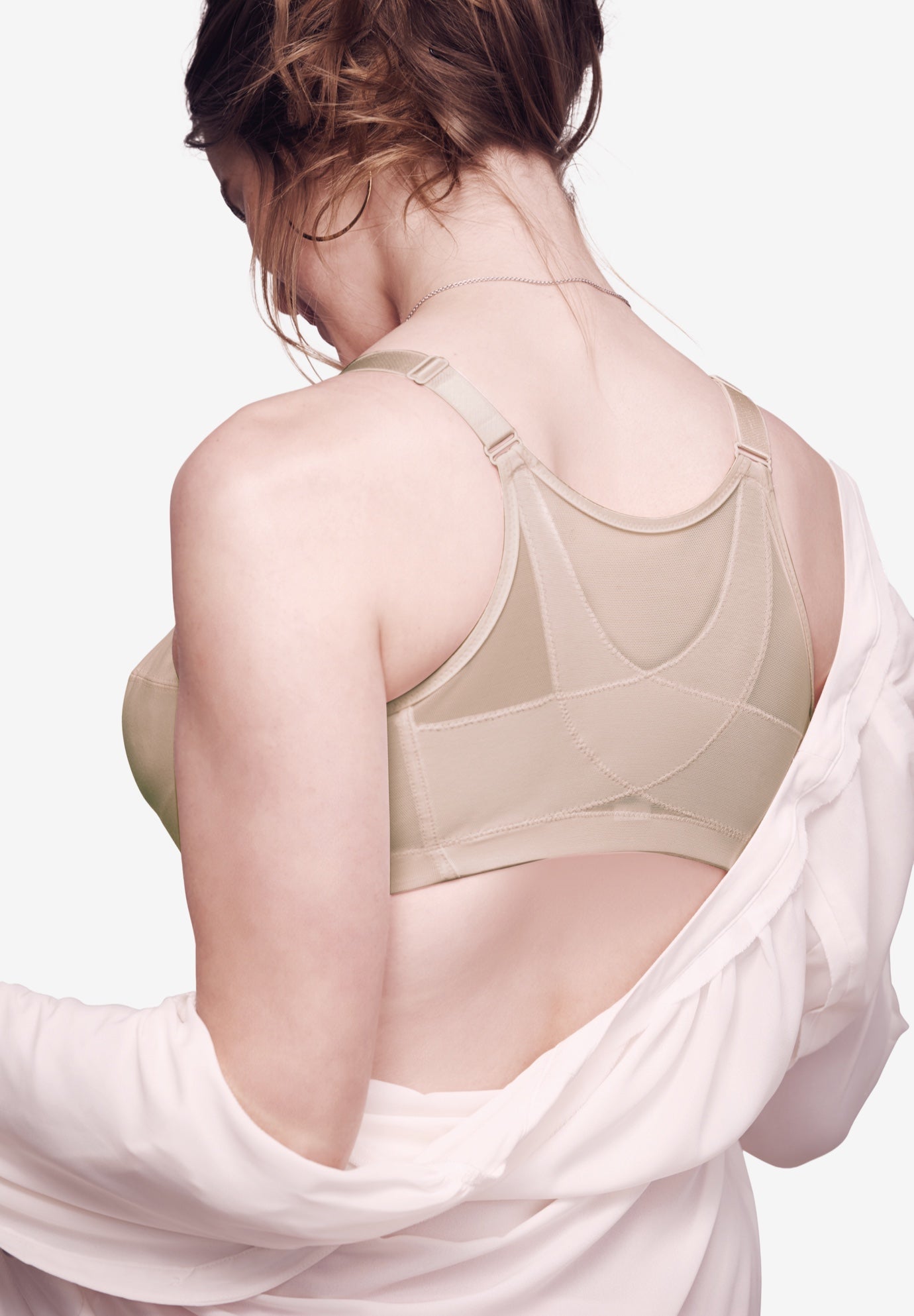 Glamorise® Magic Lift® Front-Close Posture Wireless Bra 1265 image number 5