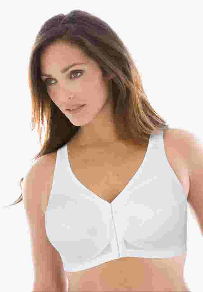 Glamorise® Magic Lift® Front-Close Posture Wireless Bra 1265 image number 1