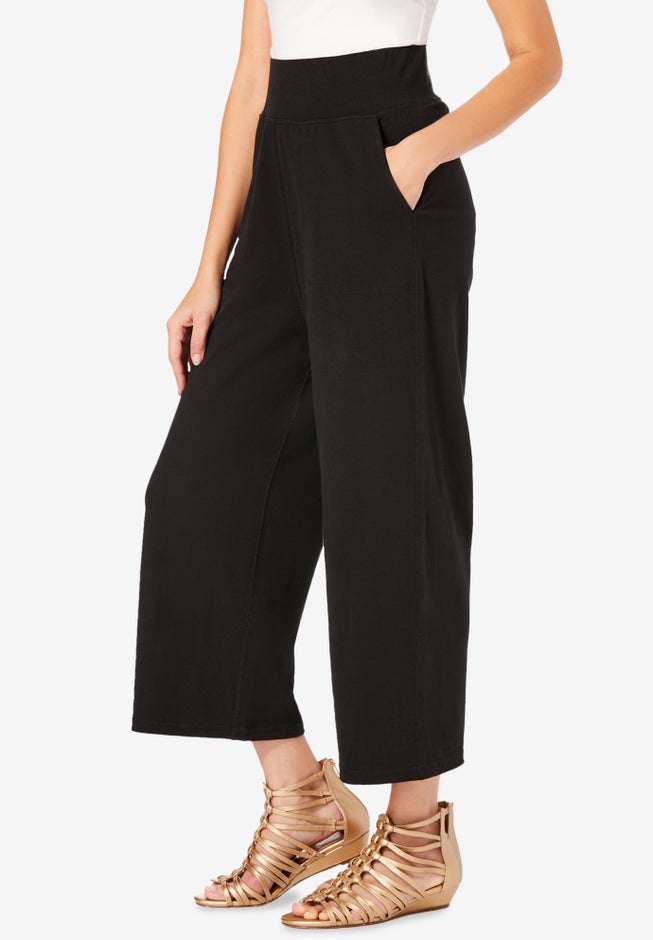 Side Pocket Essential Stretch Yoga Capri Pant image number 2