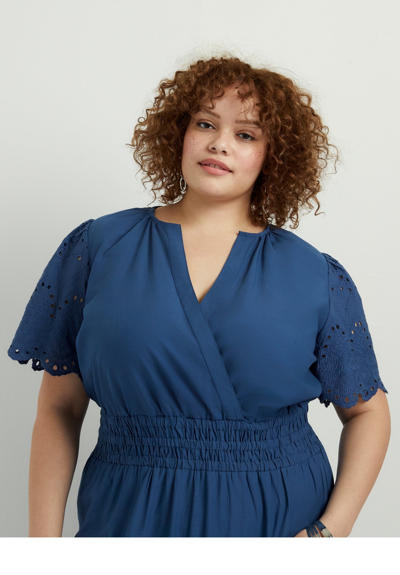 Eyelet Tiered Dress image number 3