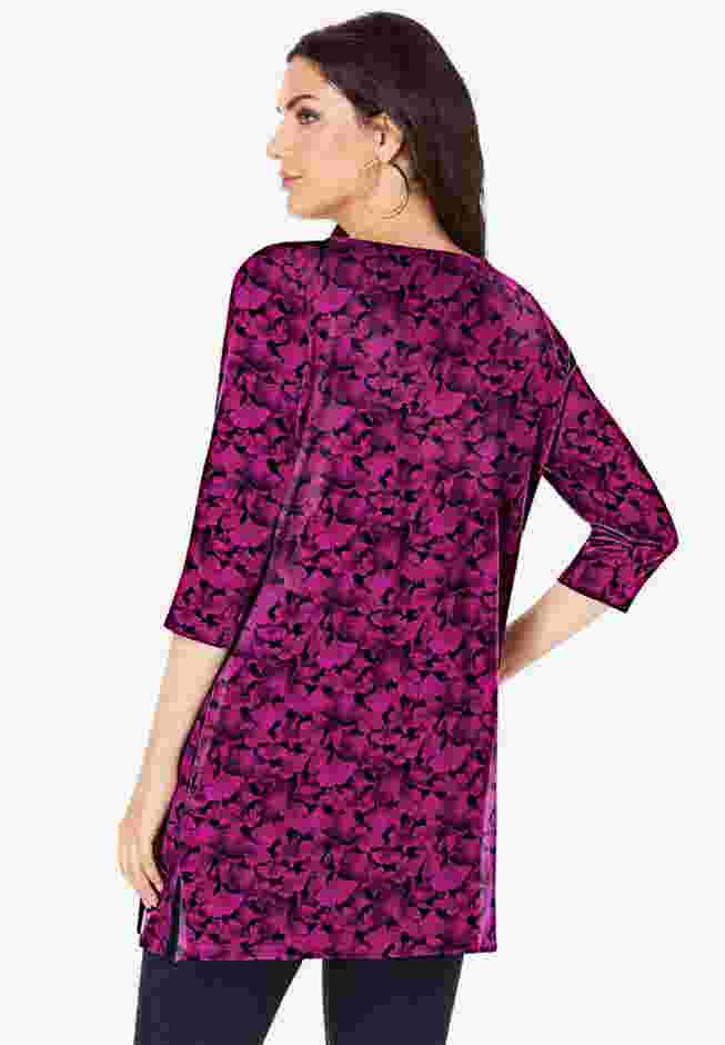 Ultimate Boatneck Tunic with Side Slits image number 2