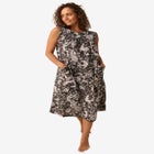 Sleeveless Print Lounger image number null