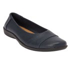The Gab Faux Leather Slip On Flat image number null
