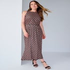 Stretch Knit Tunic Tank image number 1